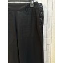 Ralph Lauren  Black Wide Leg Linen Tencel Pants w/pockets Sz 12 Photo 1