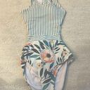 Super cute floral and striped one piece Green Size 4 Photo 0