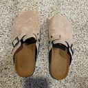 Suede Clogs Size 6.5 Photo 0