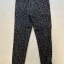 Betabrand  Gray Leopard Pencil Dress Pant Yoga Journey Pull On Skinny Size Large Photo 1