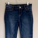 White House | Black Market  The Slim Bootcut Jeans Med Dark Wash Women’s Size 2 Photo 4