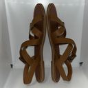 Toms  Sicily Strappy Leather Sandals Chestnut Brown Women’s 9.5 Summer Photo 7