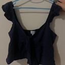 PacSun Linen Babydoll Top Photo 2