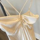 l*space L* Ellery White Ribbed Midi Cutout Dress Size M Photo 3
