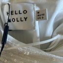 Hello Molly White Sequin Mini Dress Photo 3