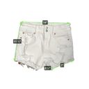 American Eagle  Super High Rise Shortie Women's 4 White Distressed Summer Denim Photo 4