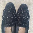 Donald Pliner  Lyle Embellished Black Slip On Flat Loafers Photo 4