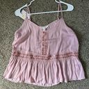 LC Lauren Conrad Lauren Conrad Pink Tank Top Photo 1