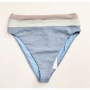 Beach Riot  Swim Bottom Size Large Heidi Frost Colorblock Bikini NEW Photo 1