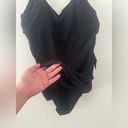 L.L.Bean  Black Side Tie Slimming Sunblocking One Piece Swimsuit NWT Size 22W Photo 2