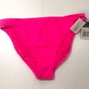 California Waves  PINK Ribbed Bikini Swim Bottom Photo 3