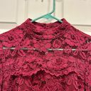 Love Riche  Lace Burgundy Dress size small Photo 2