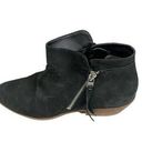 Sam Edelman  Shoes Womens Size 8.5 Packer Black Suede Zip Ankle Booties Photo 0