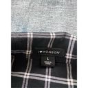 I Heart Ronson  Black White Plaid Long Sleeve Button Down Shirt Women's Large Photo 4