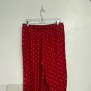 Banana Republic  Red Heart Pajama Pants Sz M Photo 8