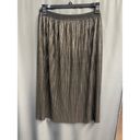 St. John  Foiled Pleated Jersey Skirt Collection large  NWOT b49 Photo 3