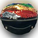 Madden Girl  Rainbow Flip Color Change Sequins Mini Backpack with Black Straps Photo 4