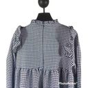 Boohoo  Dogtooth Frill Detail Smock Dress Women’s Size 8 Photo 6