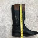 Marc Fisher  Audrey Leather Riding Boots Black Cognac 9 Photo 14