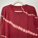 Sonoma  Red Tie Dye Crewneck Long Sleeves Sweatshirt Photo 3