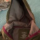 L.L.Bean  Army Green Cargo Jacket with Removable Hood Photo 7