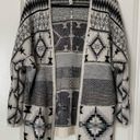 Aeropostale  Black/Whtie Oversized Cardigan Size Extra Small Photo 5