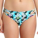 California Waves  Floral Strappy Bikini Swim Bottom Photo 1