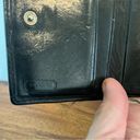 Coach A very sweet Rare Black leather Vintage  Kisslock Clutch Wallet Photo 5