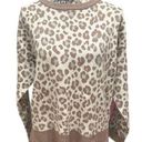 DKNY  Leopard Print Sweatshirt Women's Medium NWT Photo 0