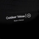 Outdoor Voices  Mid Rise Water Resistant Ankle Crop Athletic Work Out Pants Black Photo 1