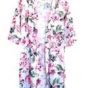 Show Me Your Mumu  Brie Pink Floral Short Sleeve Robe O/S Photo 4