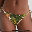 Farm Rio Banana Leaves Side Tie Bikini Bottoms Green Size M Photo 0