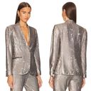 ALL SAINTS Leigh Sequin Embellished Blazer in Gray Sz 0 US Photo 7