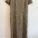 Krass&co NY& Womens Dress Vintage Size 14 Floral Maxi Sage Green Whimsigoth Y2K 90s Photo 0