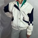 London Fog  vintage women’s size medium white, red and green jacket Photo 0