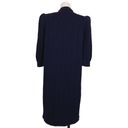 St. John Vintage  by Marie Gray Knit Dress Navy Blue Photo 3