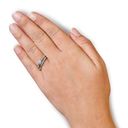 Brilliance Haus of  .925 Silver Diamond Accent Twist Shank Bridal Set Ring & Band Photo 3