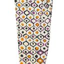 Lafayette 148  Womens Cropped Pants Plus Size Geometric Print Purple Orange Sz.14 Photo 8