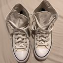 Converse White Hightop Sneakers Photo 2