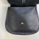 Coach Vintage  Crescent Bag Black Leather Purse Handbag 9235 Photo 5