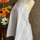 Doe & Rae ✅3/$30✅ NWT  Striped Cotton Halter Neck Tank Blouse | MEDIUM | Photo 3