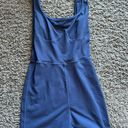 Navy Blue Backless Romper Size 4 Photo 0