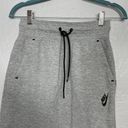 Nike Women XS Gray Black Sportswear Tech Fleece A Line Skirt Pockets Drawstring Photo 2