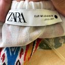 ZARA NEW  Short Embroidered Mirrored Dress Medium Photo 14