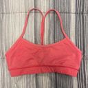 Lululemon  Salmon Pink Flow Y sportsbra IV in Boom Juice Photo 0