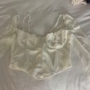 White Fox Boutique Mesh Long Sleeve Top Size M Photo 2