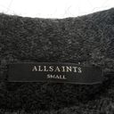 ALLSAINTS  Kalk Gray Layered-Look Sweater Cropped Cable Knit Women’s Size S Photo 6