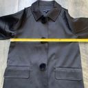 The Row Front Shop Black Sheen Pom Snap Blazer Jacket XS Photo 6