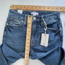 Good American  Good Classic Raw Edge Ankle Jeans NEW Size 2 Stretch Women's Blue Photo 7