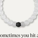 Lokai Two  Bracelets Brand New Never Worn Small Wrists White and Black Bead Photo 4